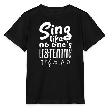 Chanteur chanteur chanteur musicien cadeau - T-shirt bio MINI CREATOR Stanley/Stella Enfant - noir - Devant - Mikhail (115cm)