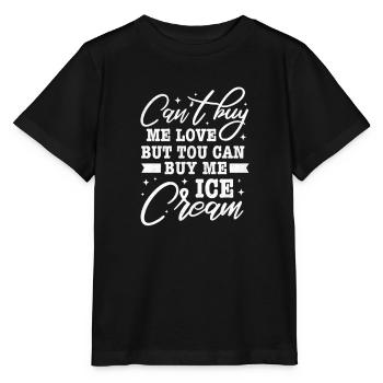 Eiscreme - Stanley/Stella Kinder T-Shirt MINI CREATOR  - Schwarz - Vorne - Mikhail (115cm)