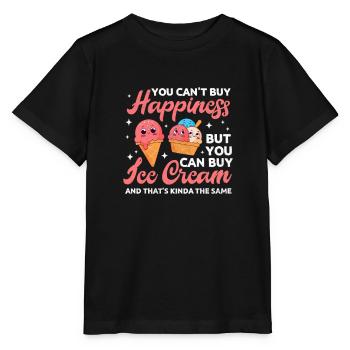 Eiscreme - Stanley/Stella Kinder T-Shirt MINI CREATOR  - Schwarz - Vorne - Mikhail (115cm)