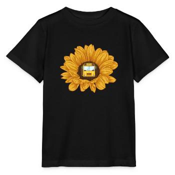 Chauffeur de bus Chauffeur de bus Bus Schuhlbus cadeau - T-shirt bio MINI CREATOR Stanley/Stella Enfant - noir - Devant - Mikhail (115cm)