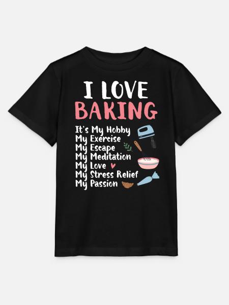 Bäcker Bäckerein Backwaren Backen Geschenk - Stanley/Stella Kinder T-Shirt MINI CREATOR  - Schwarz