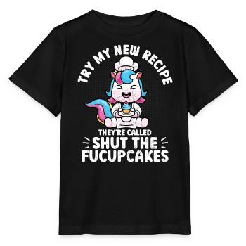 Cupcake - Stanley/Stella Kinder T-Shirt MINI CREATOR  - Schwarz - Vorne - Mikhail (115cm)