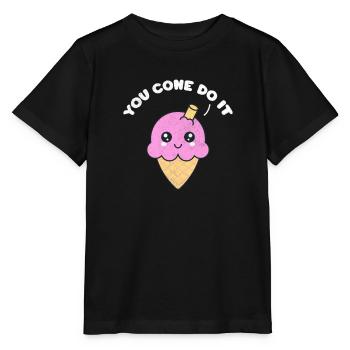 Glace - T-shirt bio MINI CREATOR Stanley/Stella Enfant - noir - Devant - Mikhail (115cm)