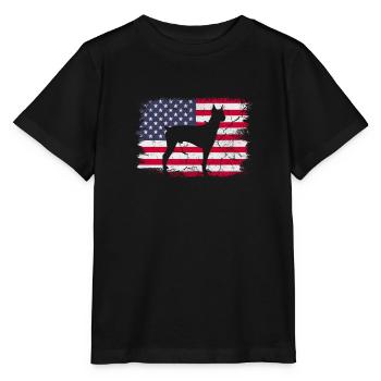 Dobermann - Stanley/Stella Kinder T-Shirt MINI CREATOR  - Schwarz - Vorne - Mikhail (115cm)