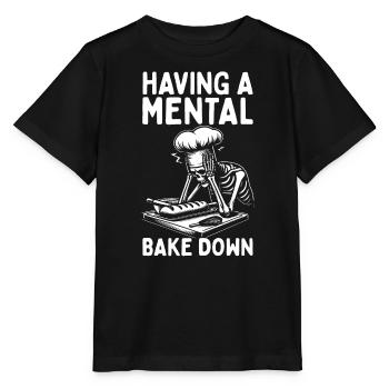 Baker Bakery Bakery Baking Gift - Stanley/Stella MINI CREATOR Kids’ T-Shirt - black - Front - Mikhail (115cm)