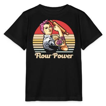 Baker Bakery Bakery Baking Gift - Stanley/Stella MINI CREATOR Kids’ T-Shirt - black - Front - Mikhail (115cm)