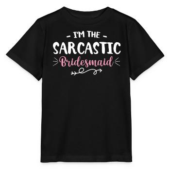 Junggesellin Jungesellinnenabschied Braut - Stanley/Stella Kinder T-Shirt MINI CREATOR  - Schwarz - Vorne - Mikhail (115cm)