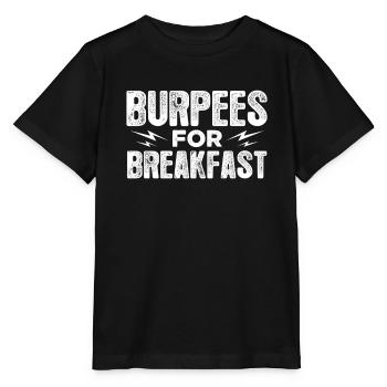 Burpees Fitness Burpee Krafttraining Geschenk - Stanley/Stella Kinder T-Shirt MINI CREATOR  - Schwarz - Vorne - Mikhail (115cm)