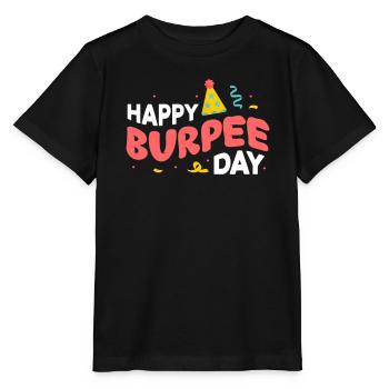 Burpees Fitness Burpee Krafttraining Geschenk - Stanley/Stella Kinder T-Shirt MINI CREATOR  - Schwarz - Vorne - Mikhail (115cm)