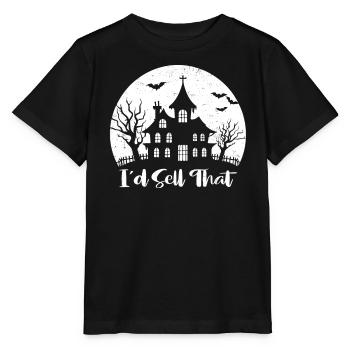 Immobilienmakler - Stanley/Stella Kinder T-Shirt MINI CREATOR  - Schwarz - Vorne - Mikhail (115cm)
