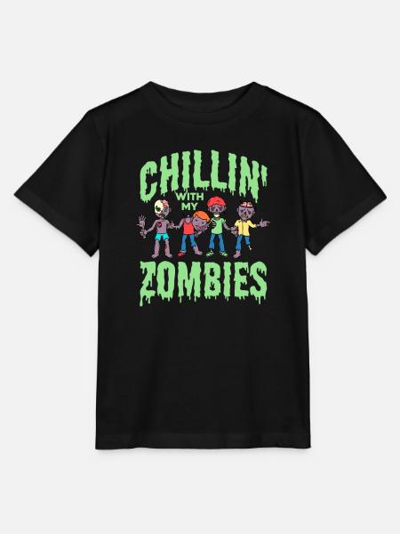 Zombie Zombie-Jäger Zombieapokalypse Geschenk - Stanley/Stella Kinder T-Shirt MINI CREATOR - Schwarz