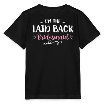 Junggesellin Jungesellinnenabschied Braut - Stanley/Stella Kinder T-Shirt MINI CREATOR  - Schwarz - Vorne - Mikhail (115cm)