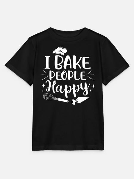 Bäcker Bäckerein Backwaren Backen Geschenk - Stanley/Stella Kinder T-Shirt MINI CREATOR - Schwarz