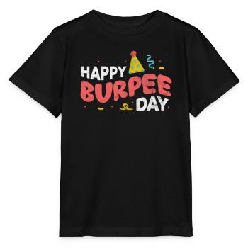 Burpees - Stanley/Stella Kinder T-Shirt MINI CREATOR  - Schwarz - Vorne - Mikhail (115cm)