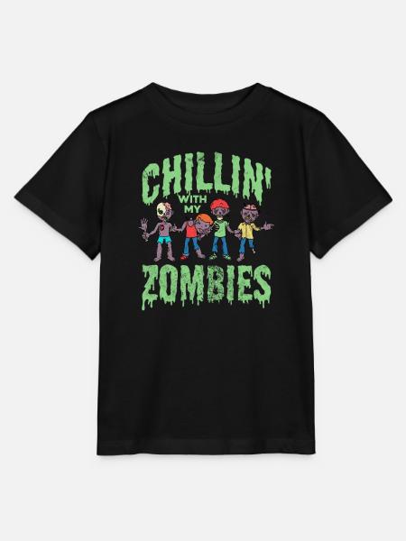 Zombie - Stanley/Stella Kinder T-Shirt MINI CREATOR  - Schwarz