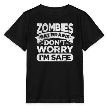Zombie - Stanley/Stella Kinder T-Shirt MINI CREATOR  - Schwarz - Vorne - Mikhail (115cm)