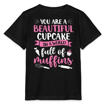Baker Bakeries Baked Goods Baking Gift - Stanley/Stella MINI CREATOR Kids’ T-Shirt - black - Front - Mikhail (115cm)