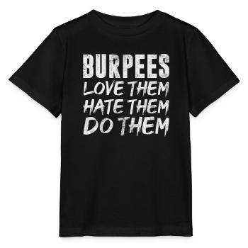 Burpees - Stanley/Stella Kinder T-Shirt MINI CREATOR  - Schwarz - Vorne - Mikhail (115cm)