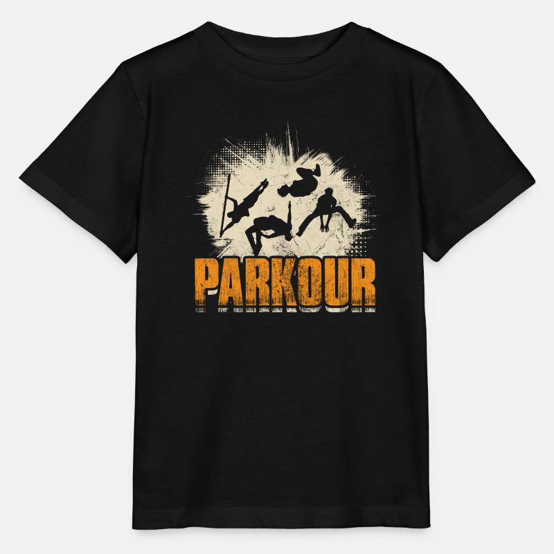 Parkour - T-shirt bio MINI CREATOR Stanley/Stella Enfant - noir