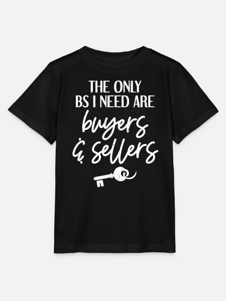 Immobilienmakler - Stanley/Stella Kinder T-Shirt MINI CREATOR - Schwarz