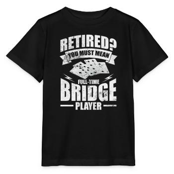 Jeu de cartes de bridge Jeu de cartes Casino Jeu de cartes Cadeau - T-shirt bio MINI CREATOR Stanley/Stella Enfant - noir - Devant - Mikhail (115cm)