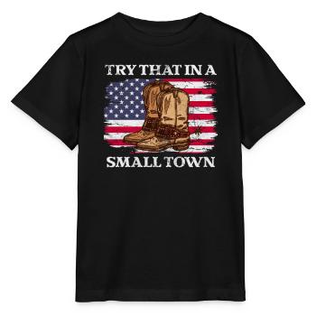 Pays - T-shirt bio MINI CREATOR Stanley/Stella Enfant - noir - Devant - Mikhail (115cm)
