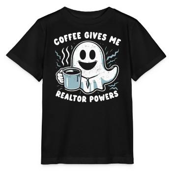 Immobilienmakler - Stanley/Stella Kinder T-Shirt MINI CREATOR  - Schwarz - Vorne - Mikhail (115cm)