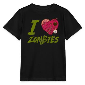 Zombie - Stanley/Stella Kinder T-Shirt MINI CREATOR  - Schwarz - Vorne - Mikhail (115cm)