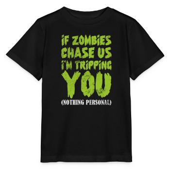 Zombie - Stanley/Stella Kinder T-Shirt MINI CREATOR  - Schwarz - Vorne - Mikhail (115cm)