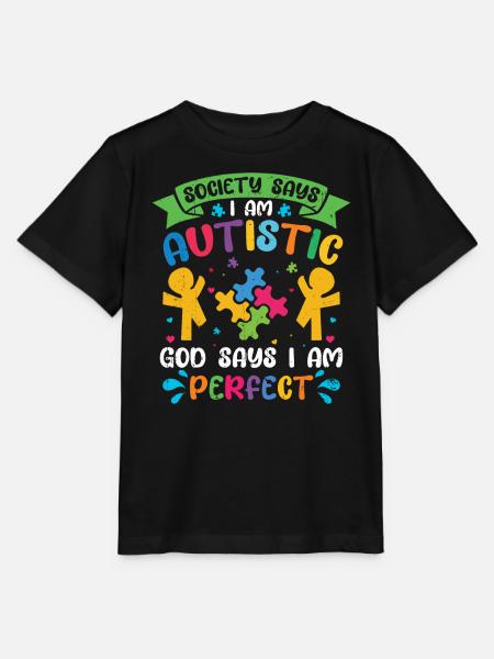 Autismus - Stanley/Stella Kinder T-Shirt MINI CREATOR  - Schwarz