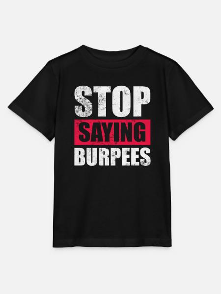Burpees - Stanley/Stella Kinder T-Shirt MINI CREATOR  - Schwarz