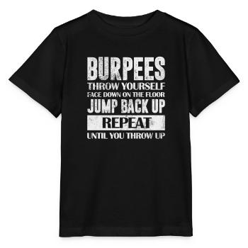 Burpees - Stanley/Stella Kinder T-Shirt MINI CREATOR  - Schwarz - Vorne - Mikhail (115cm)