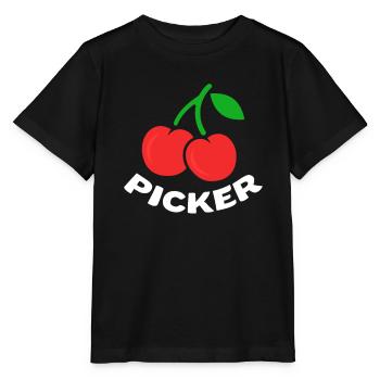 Cerisier Cerisier Fleur de cerisier Fruit Cadeau - T-shirt bio MINI CREATOR Stanley/Stella Enfant - noir - Devant - Mikhail (115cm)