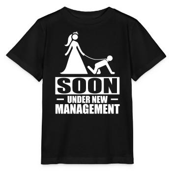 Enterrement de vie de jeune fille et de jeune fille - T-shirt bio MINI CREATOR Stanley/Stella Enfant - noir - Devant - Mikhail (115cm)
