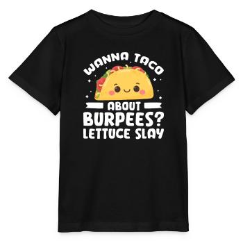 Burpees Fitness Burpee Krafttraining Geschenk - Stanley/Stella Kinder T-Shirt MINI CREATOR  - Schwarz - Vorne - Mikhail (115cm)