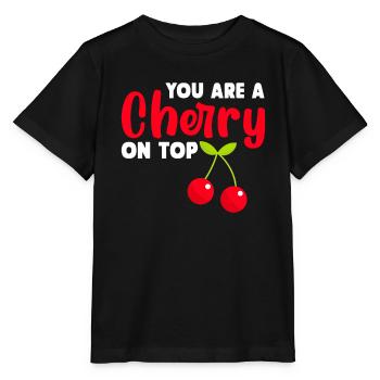Cerisier Cerisier Fleur de cerisier Fruit Cadeau - T-shirt bio MINI CREATOR Stanley/Stella Enfant - noir - Devant - Mikhail (115cm)
