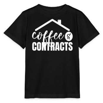 Immobilienmakler - Stanley/Stella Kinder T-Shirt MINI CREATOR  - Schwarz - Vorne - Mikhail (115cm)