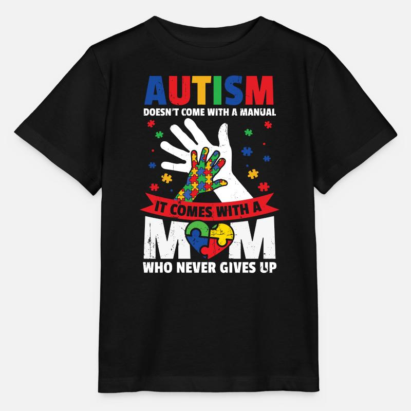 Autisme - T-shirt bio MINI CREATOR Stanley/Stella Enfant - noir