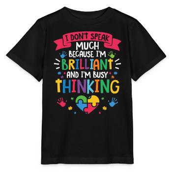 Autismus Awareness Day Autist Geschenk - Stanley/Stella Kinder T-Shirt MINI CREATOR  - Schwarz - Vorne - Mikhail (115cm)