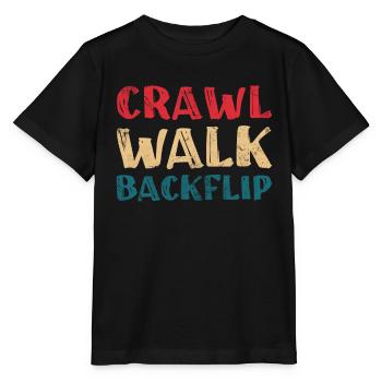 Backflip - Stanley/Stella Kinder T-Shirt MINI CREATOR  - Schwarz - Vorne - Mikhail (115cm)