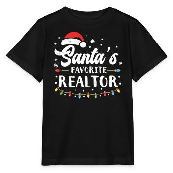Immobilienmakler - Stanley/Stella Kinder T-Shirt MINI CREATOR  - Schwarz - Vorne - Mikhail (115cm)