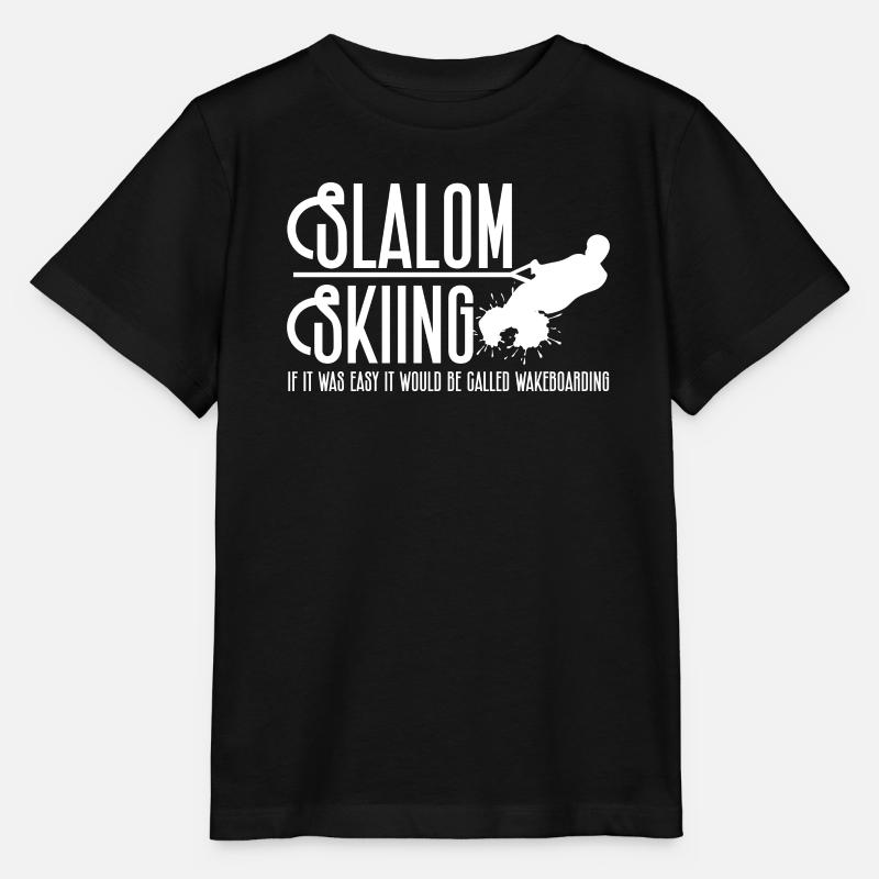 Wakeboard Wakeboarder Wakeboard Cadeau - T-shirt bio MINI CREATOR Stanley/Stella Enfant - noir