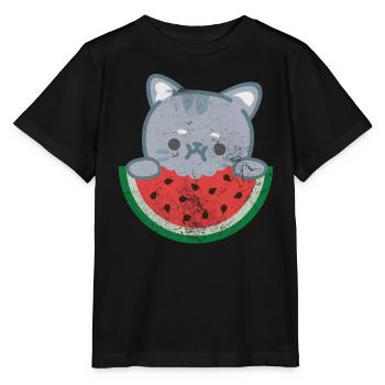 Watermelon - Stanley/Stella MINI CREATOR Kids’ T-Shirt - black - Front - Mikhail (115cm)