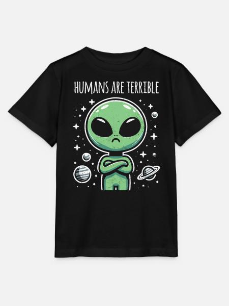 Alien - Stanley/Stella Kinder T-Shirt MINI CREATOR - Schwarz