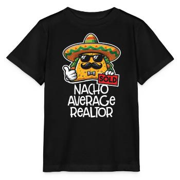 Real Estate Agent Real Estate Agent Gift - Stanley/Stella MINI CREATOR Kids’ T-Shirt - black - Front - Mikhail (115cm)