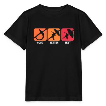 Fencing Sword Sabre Epee Fencing Gift - Stanley/Stella MINI CREATOR Kids’ T-Shirt - black - Front - Mikhail (115cm)