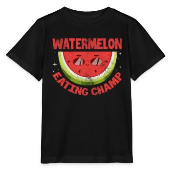 Watermelon - Stanley/Stella MINI CREATOR Kids’ T-Shirt - black - Front - Mikhail (115cm)