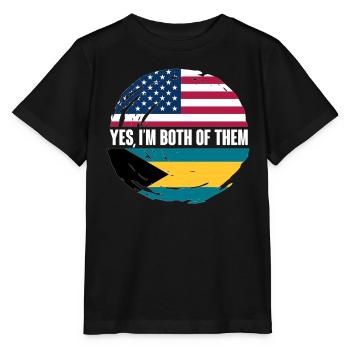 Bahamas Île des Caraïbes Cadeau d’été de l’Atlantique - T-shirt bio MINI CREATOR Stanley/Stella Enfant - noir - Devant - Mikhail (115cm)