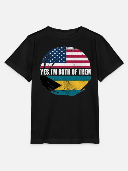Bahamas - Stanley/Stella Kinder T-Shirt MINI CREATOR  - Schwarz