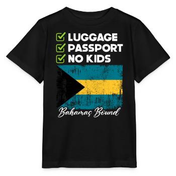 Bahamas Île des Caraïbes Cadeau d’été de l’Atlantique - T-shirt bio MINI CREATOR Stanley/Stella Enfant - noir - Devant - Mikhail (115cm)